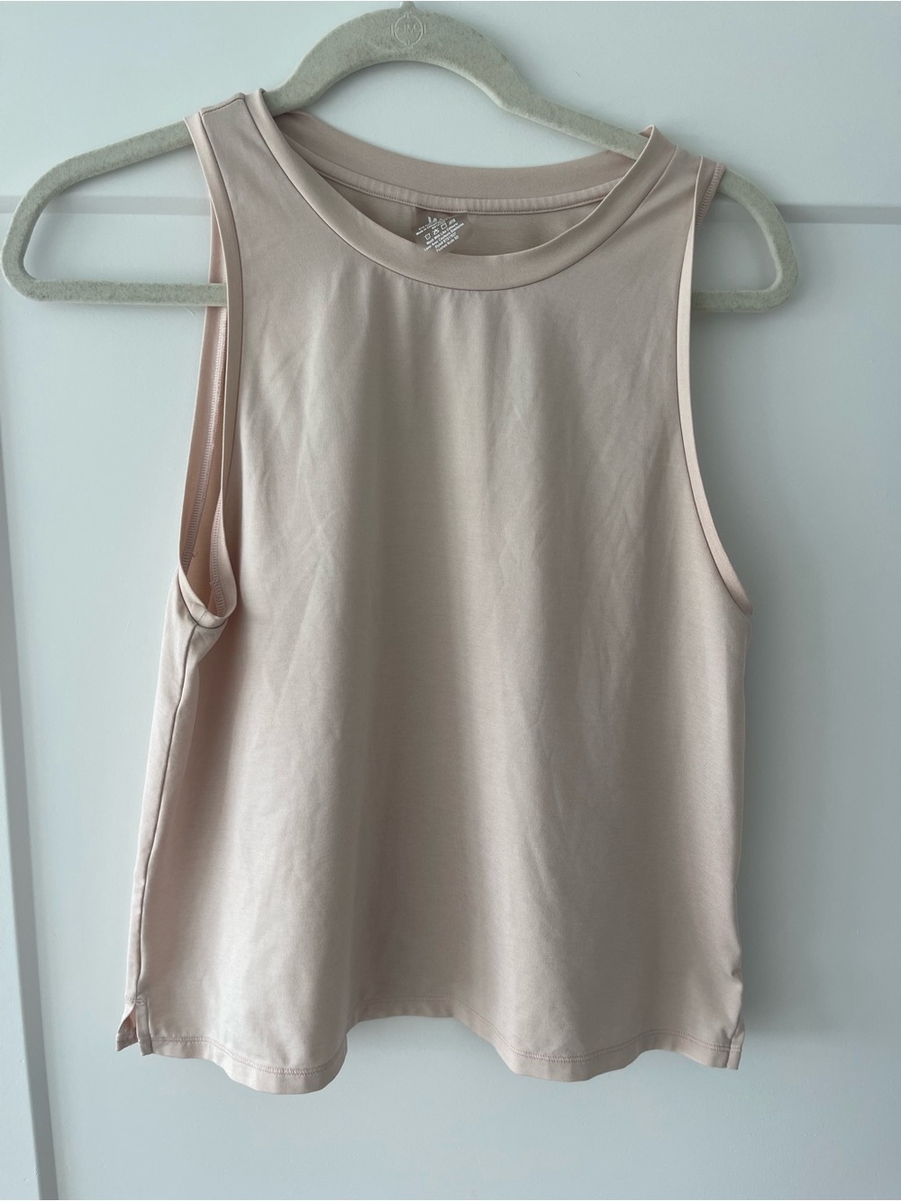 Light Blush Crewneck Tank Top